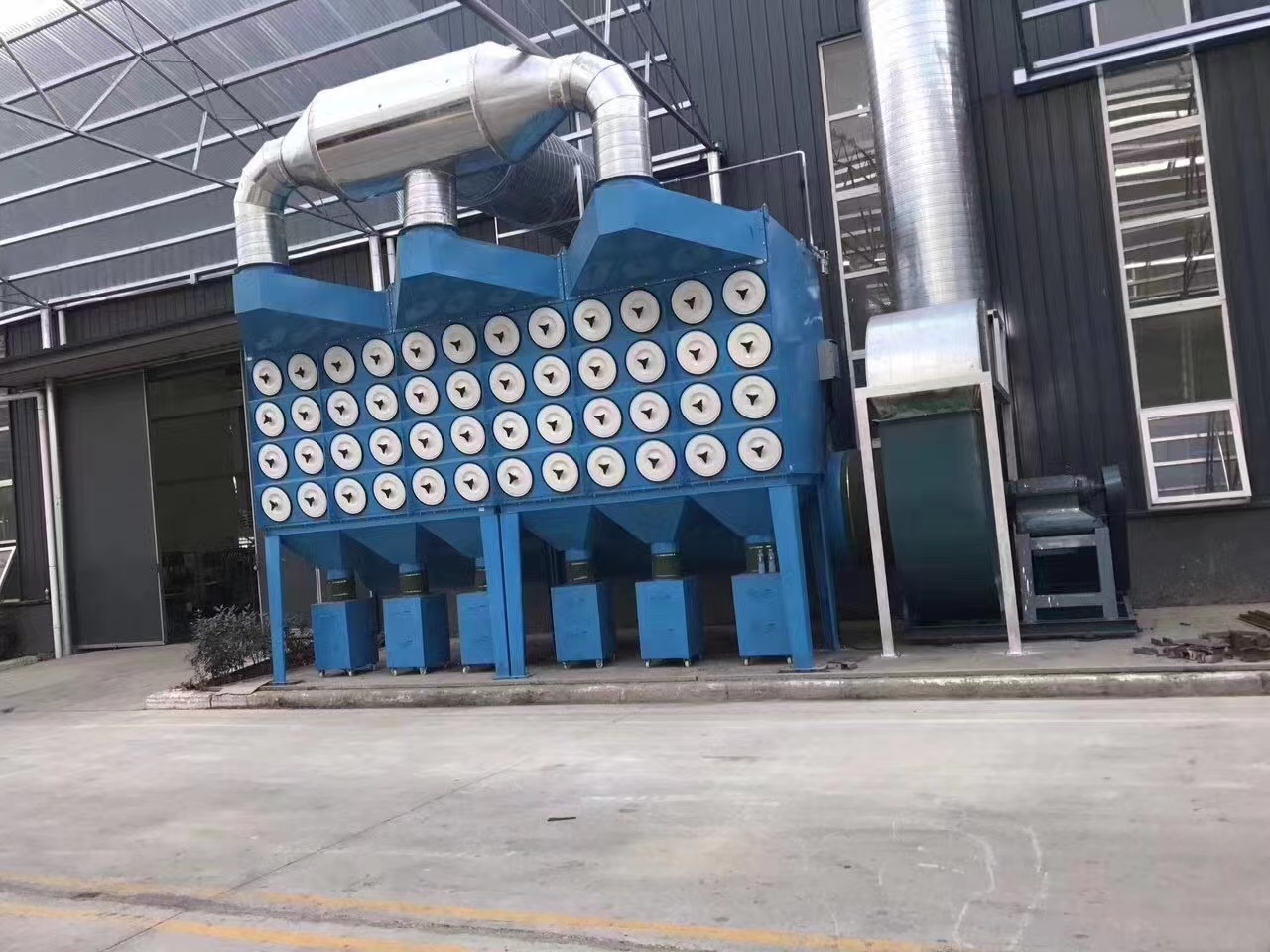 浙江亞環鎖業有限公司拋光粉塵污染處理